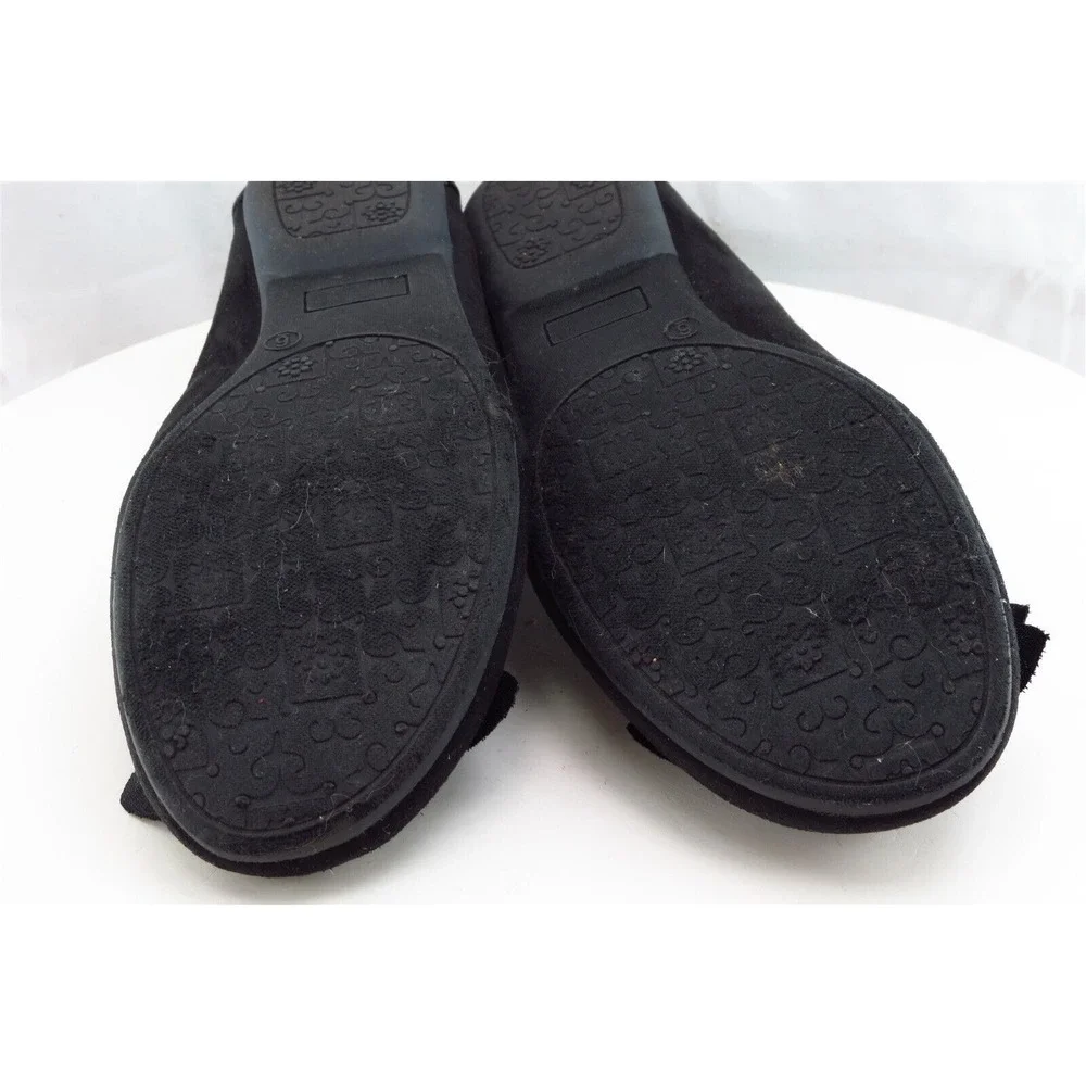 Kenneth Cole Reaction Youth Girls Shoes Size 6 M‎ Black Flat Textile
